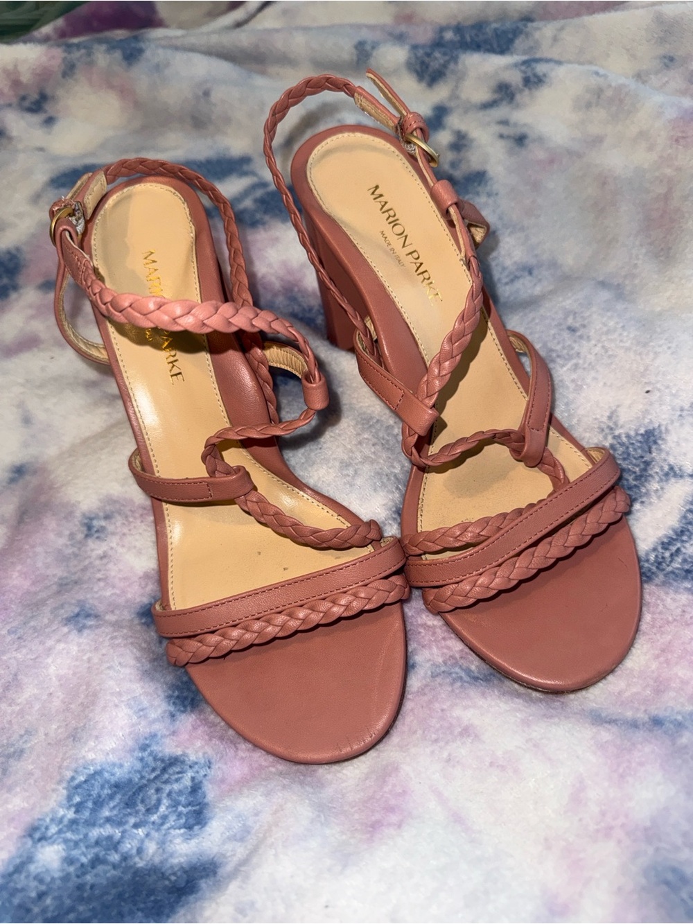 Marion Parke Hannah 85mm Sandals - Mauve - 38/8